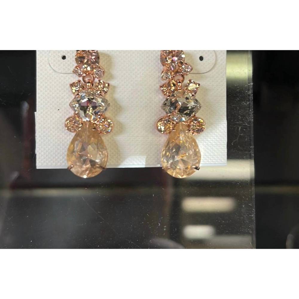 NEW SORRELLI iberis dangle earrings in rose gold